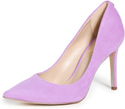 Sam Edelman Hazel Amethyst Stiletto Heel Pointy Toe Slip On Fashion Leather Pump