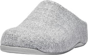 FitFlop Shuv Tiptoe Grey Slip On Rounded Toe Slip Resistant Comfortable Slippers