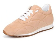 Sam Edelman Trace Tan Leather Lace Up Rounded Toe Athletic Low Top Sneakers
