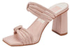 Dolce Vita Pama Blush Stella Slip On Squared Open Toe Block Heeled Dress Sandals