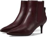 Cole Haan The Go-To Park Bloodstone Leather Pointed Toe Stiletto Heel Ankle Boot
