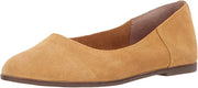 Lucky Brand Calandra Golden Root Pointed Toe Leather Comfort Ballet Flat Shoes