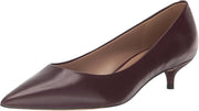 Sam Edelman Franci French Burgundy Pointed Toe Slip On Kitten Heel Classic Pumps