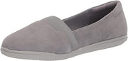 Easy Spirit Bounce Medium Gray Round Toe Slip On Ultra Light Comfort Ballet Flat