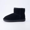 CUSHIONAIRE Hipster Black Suede Memory Foam Fashion Pull On Ankle Boots 6.5 Wide