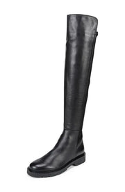 Sam Edelman Emilia Black Leather Fashion Rounded Toe Casual Over The Knee Boots