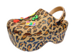 Cape Robbin Gardener-2 Platform Clogs Fashion Comfortable Slippers LEOPARD