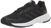 adidas Mens Gamecourt 2 Black White Comfort Tennis Lace Up Sneakers Sport Shoes 9