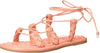 Sam Edelman Zariah Canyon Clay Tie Up Open Toe Flat Strappy Fashion Sandals