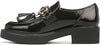 Circus by Sam Edelman Nichola Black Multi Round Toe Patent Slip on Tassel Loafer