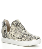 STEVE MADDEN WOMEN'S CANARES CROCO SUEDE SNEAKERS WHITE MULTI