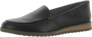 Dr. Scholl's Jet Away Black Smooth Slip On Rounded Toe Classic Loafers Shoes