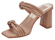 Dolce Vita Pama Cafe Stella Slip On Squared Open Toe Block Heeled Dress Sandals