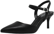 Charles by Charles David Ailey Black Ankle Buckle Classic Pointed Toe Pumps