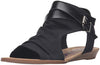 Blowfish Malibu Women's Balla Wedge Sandal Black Open Toe Sandals