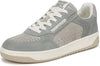 Sam Edelman Harper Sky Grey/Grey Stone Lace Up Round Toe Flat Low Top Sneakers