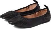 Cole Haan York Soft Black Leather Slip On Pointed Toe Flexible Ballet Flats