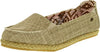 Bearpaw Kids Girls Heather Canvas Slip On Sneakers Rounded Toe Loafers Flat Shoe