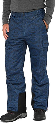 Arctix Men's Snowsports Cargo Pants Diamond Print Nautical Blue