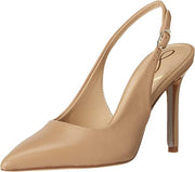 Sam Edelman Hazel Sling Soft Beige Pointed Toe Stiletto Heel Fashion Pumps