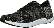 Jessica Simpson Women's Fitt Walking Shoe, Black White Sneakers (8)