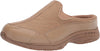 Easy Spirit Travel Time Round Closed-Toe Slip On Mule Clog Grey Taupe X-Wide