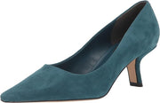 Sam Edelman Bianka Wild Indigo Pointy Toe Kitten Heel Slip On Fashion Wide Pumps