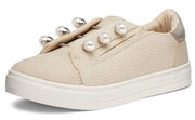 Lust For Life Torrent Sand Nude Embossed Leather Pearl White Sole Sneaker