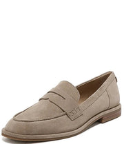 Sam Edelman Birch Taupe Suede Almond Toe Slip On Strap Fashion Classic Loafers