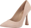 Sam Edelman Antonia Cappucino Pointed Toe Slip On Spool Heel Fashion Pumps