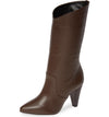 Lust For Life Cayenne Comfortable Angled Top Line Pull On Tapered Heel Boots