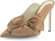 Sam Edelman Azalea Bright Dahlia Slip On Pointed Toe Bow Detailed Stiletto Pumps