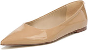 Sam Edelman Wanda Golden Sand Pointed Toe Slip On Fashion Ballet Flats Shoes