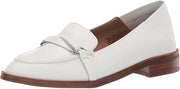 Aerosoles South East Shoe White Leather Wide Width Horse Bit Loafers