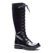 Dirty Laundry by Chinese Laundry Women's Roset Combat Boot, Black Smooth