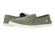 Sanuk PAIR O DICE Casual Canvas Slip On Loafers MILITARY GREEN