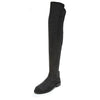 Sam Edelman Narisa Moonlight Grey Suede Rounded Toe Over The Knee Fashion Boots