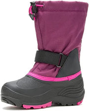 Kamik Waterbug5 Grape Waterproof Adjustable Winter Snow Mid-Calf Boots