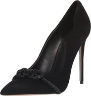 Sam Edelman Deela Black Pointed Toe Slip On Stiletto Heel Formal Dress Pumps