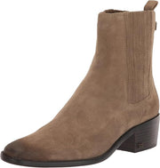 Sam Edelman Bronson Washed Stone Pull On Stacked Heel Pointed Toe Fashion Boots