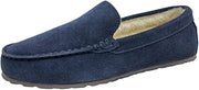 Clarks Mens Suede Moccasin Slippers Warm Cozy Indoor Outdoor Plush Faux Fur Lined Slipper For Men