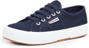 Superga 2750 Cotu Navy Lace Up Breathable Rounded Toe Low Top Unisex Sneakers