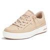 Skechers Womens Arch Fit Arcade-Meet Ya There Taupe Fashion Lace Up Sneakers