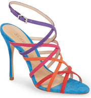 Schutz Lizbeth high Heel Single Sole Multi Color Sandal