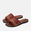 Sam Edelman Gallie Sunset Multi Slip On Rounded Open Toe Flat Slides Sandals