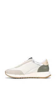 Sam Edelman Teddi White/Green Lace Up Chunky Platform Low Top Fashion Sneakers