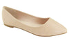 Bella Marie Angie-53 Women's Classic Pointy Toe Ballet Slip On Flats Shoes (9)