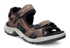 ECCO Men's Yucatan Espresso/Cocoa Comfortable Sport Casual Sandals