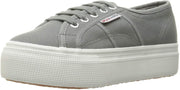 Superga Unisex Low-Top Platform Lace Up Tennis Shoes Sneakers Sage Grey