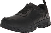 Dr Scholl's Bravery Black Leather Lace Up Low Top Rounded Toe Wide Sneakers